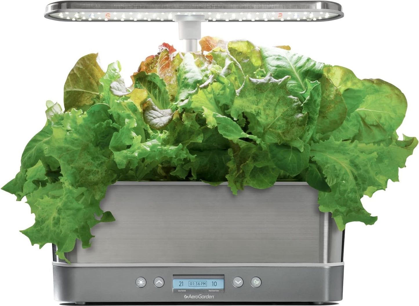 AeroGarden Harvest Elite - Indoor Hydroponic Garden, Stainless Steel
