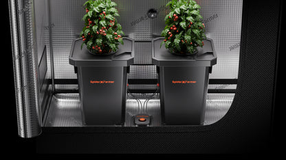 Spider Farmer DWC - 7 Gallon Deep Water Culture Hydroponic Growing System, New Triangle Cover Design, Recirculating Drip Garden System with Top Drip Kit